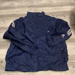 Mens size xtra large vintage adidas windbreaker